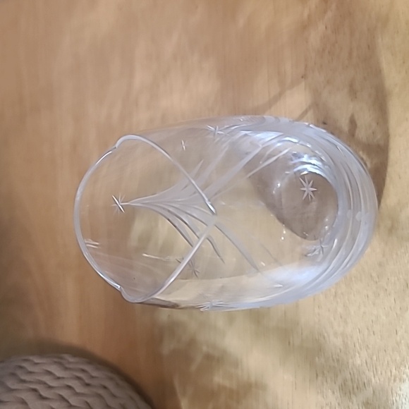 Mikasa Silent Night Crystal Etched Bud Vase Christmas tree Slovenia - Picture 7 of 9